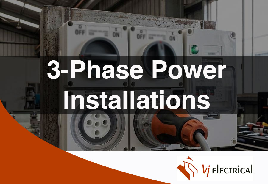 3-phase power installations Byford Perth