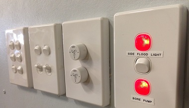light switches and dimmer installations